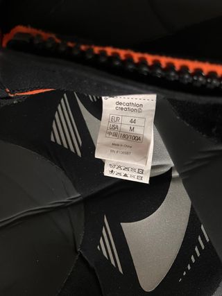 Neopreno Tribord como nuevo talla USA M / EU 44