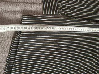 Camisa Tommy Hilfiger Rayas Negra y Marrón