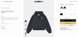 Hoodie Scuffers Verde Escuro Tamanho M