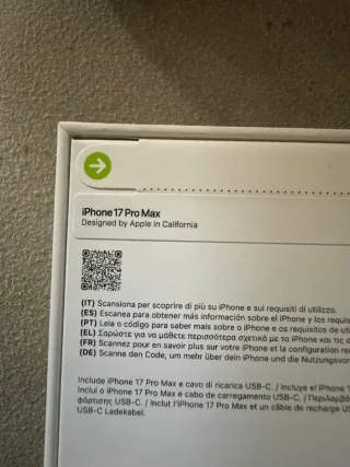 iPhone 17 Pro Max 1TB Azul Marino