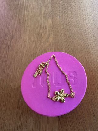 Pulsera Tous Nueva Flor Daisy Baño Oro