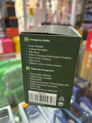 Radio de Emergencia Sanyo KS133