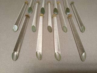 Barras lágrimas cristal lámpara araña antiguas