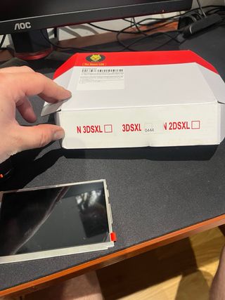 Nintendo 3DS XL Azul - Pantalla Rota + Recambio