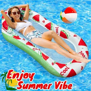NUEVO Hamaca Flotante Piscina 4En1 Con Bomba