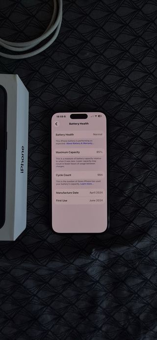 iPhone 15 Pro Negro (Titanio)