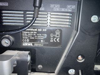 Televisión Loewe Negra y Plateada