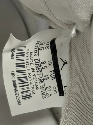 Jordan Retro 4 White Oreo Talla 43