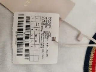 T shirt I BLUES bianco con righe