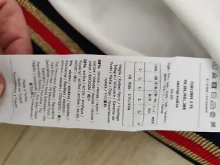 T shirt I BLUES bianco con righe