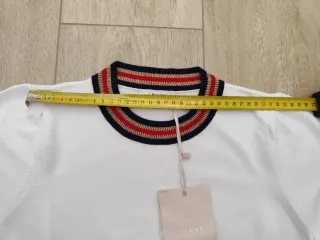 T shirt I BLUES bianco con righe