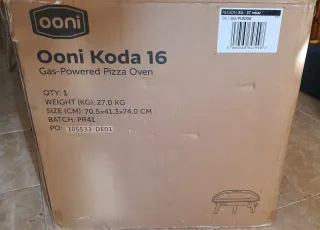 Ooni Koda 16 Horno Pizza Gas