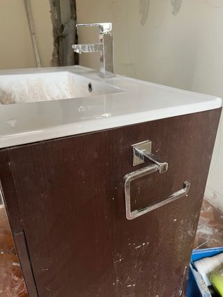 Mueble de baño madera Medida 80x45x84h