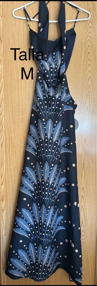 Vestido de fiesta azul talla M