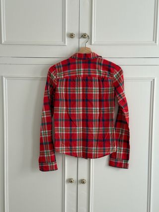 Camisa Hollister cuadros roja