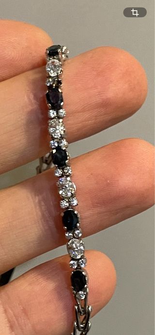 Pulsera Riviere/Espiga Plata Vintage