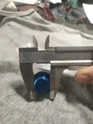 Tappo olio motore blu moto