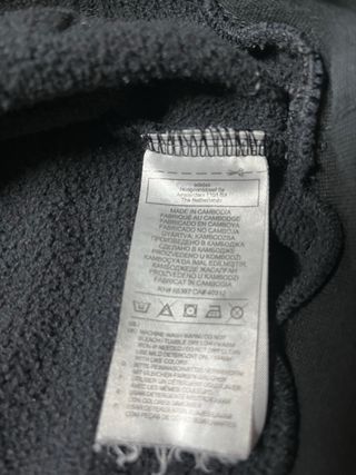 Sudadera ADIDAS Vintage Negra - Talla M (50x63)