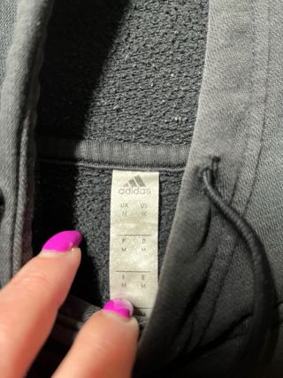 Sudadera ADIDAS Vintage Negra - Talla M (50x63)