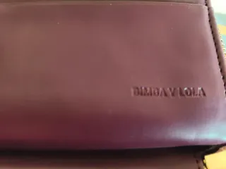 Cartera Bimba y Lola Morada y Dorada