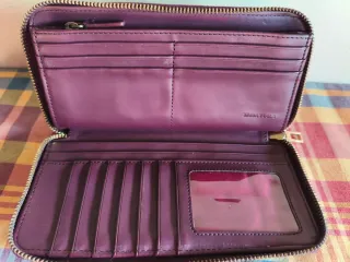 Cartera Bimba y Lola Morada y Dorada