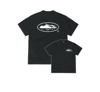 Camiseta Corteiz OG island logo Negra Talla M