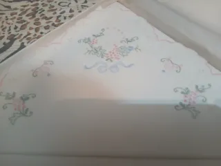 Lenzuola matrimoniali cotone ricamato