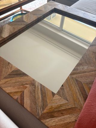 Espejo Rectangular Madera y Cristal