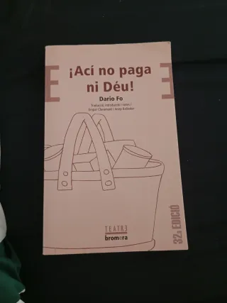 Libro de lectura ¡Aci no paga ni Deu!