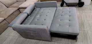 Sofá Cama 2 Plazas Matrimonial Terciopelo –