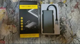 Hub USB C 11 en 1: 4K HDMI VGA LAN Audio USB A