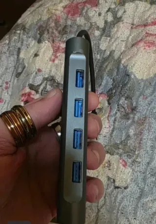 Hub USB C 11 en 1: 4K HDMI VGA LAN Audio USB A