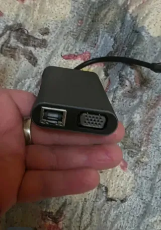 Hub USB C 11 en 1: 4K HDMI VGA LAN Audio USB A
