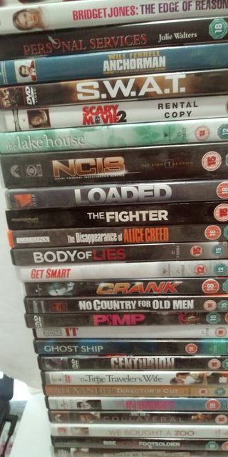 Lote 70 DVDs en Inglés