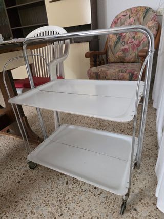 Carrito Auxiliar Cocina 2 Bandejas