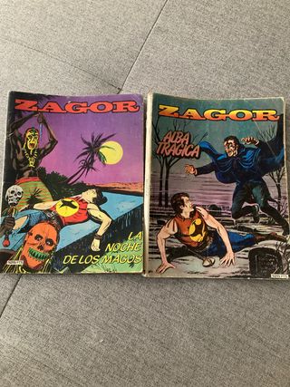 Cómics ZAGOR antiguos (vintage) – Lote 2 números