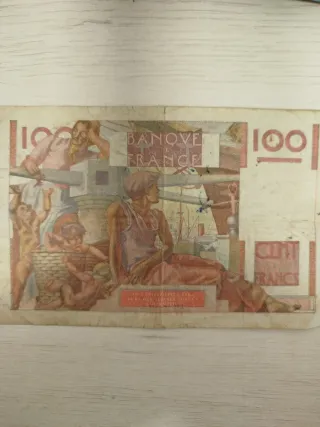 Billete 100 Francos circulados