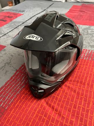 Casco Moto JEB'S Enduro/Motocross Negro