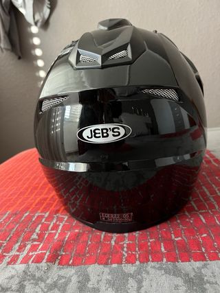 Casco Moto JEB'S Enduro/Motocross Negro