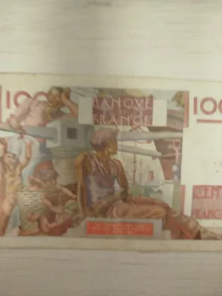 Billete 100 Francos Franceses 1946 circulado