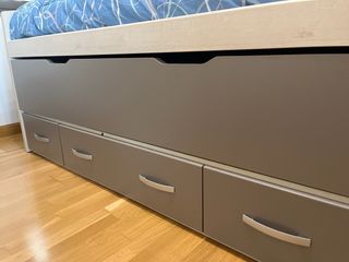 Cama nido 90cm con cajones