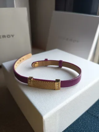 Pulsera Viceroy Morada y Dorada