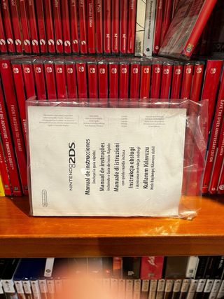 Caja y manual Nintendo 2DS Super Mario Bros