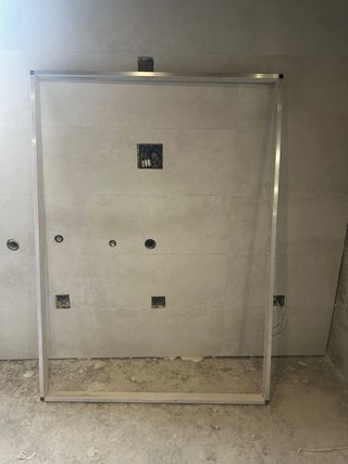 Pre marco ventana aluminio