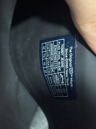 Chanclas Tommy Jeans Negras Talla 42