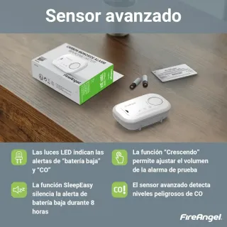 Detector Monóxido Carbono FireAngel FA6813
