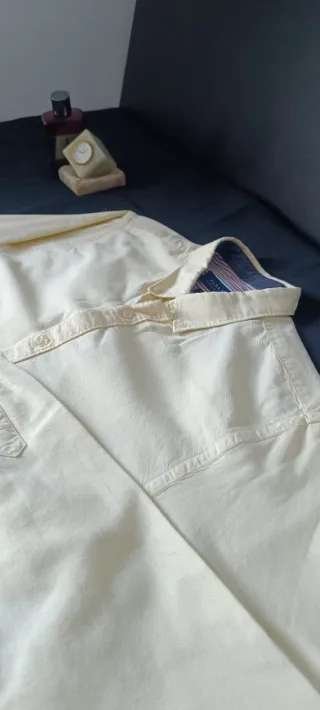 Camisa Zara Hombre Beige