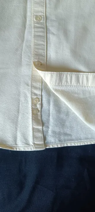 Camisa Zara Hombre Beige