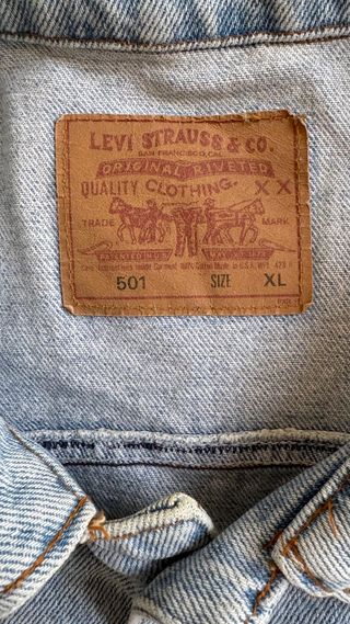 LEVIS 501 CHAQUETA VAQUERA VINTAGE HOMBRE XL