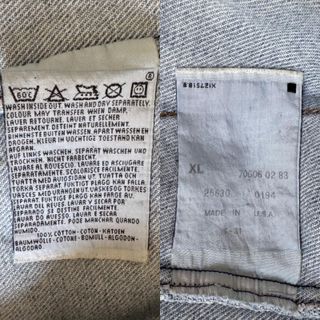 LEVIS 501 CHAQUETA VAQUERA VINTAGE HOMBRE XL